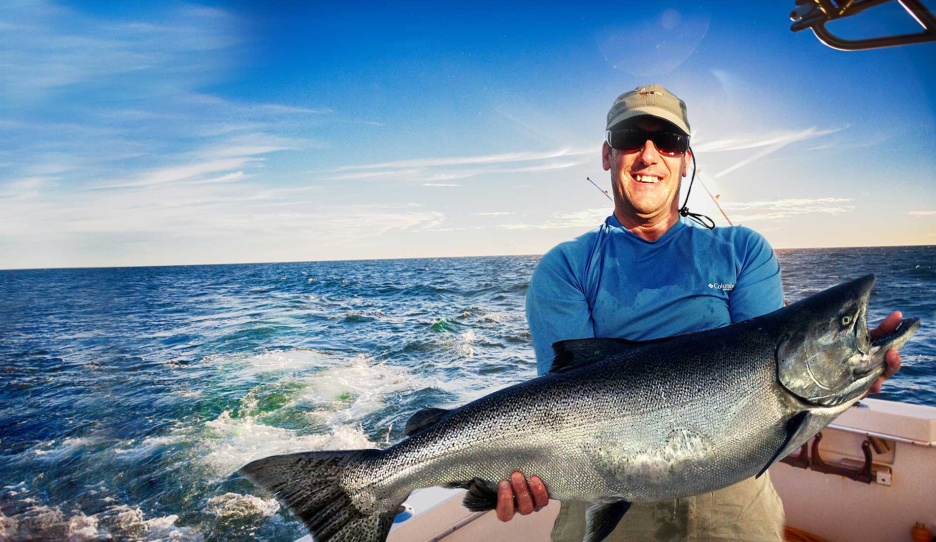 Guide de pêche sur le Lac Ontario Blue Shark Charters